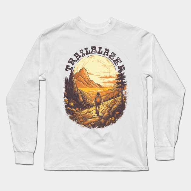 Trailblaze Your Way Through Nature - Hiking and Camping Long Sleeve T-Shirt by Snoe